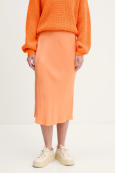 Sukně American Vintage oranžová barva, maxi, VOO13AE25