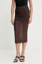 Sukně Aniye By hnědá barva, midi, 181322