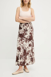 Sukně Answear.LAB hnědá barva, maxi