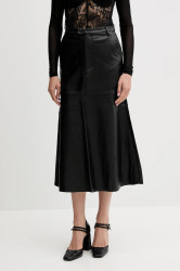 Sukně Bardot černá barva, midi, áčková, 60032SB