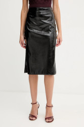 Sukně Elisabetta Franchi černá barva, midi, pouzdrová, GO12757E2