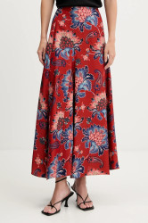 Sukně Farm Rio červená barva, maxi, áčková, 336682
