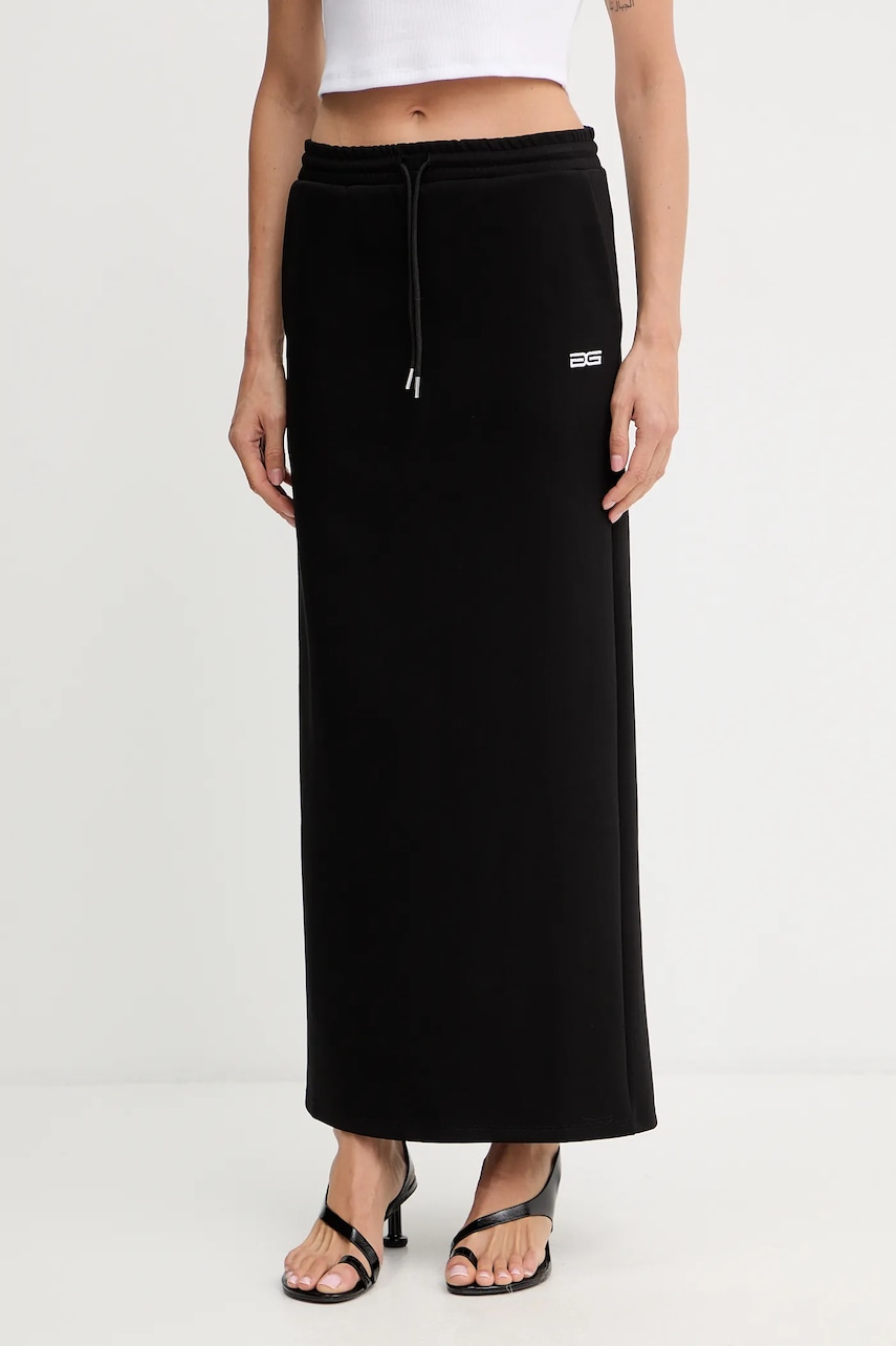 Sukně Gestuz černá barva, maxi, 10910115