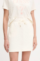 Sukně Guess PEONY béžová barva, mini, V5YD03 KBSL2