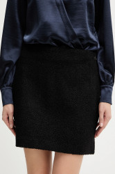 Sukně Guess ZITA černá barva, mini, W5BD68 W2392