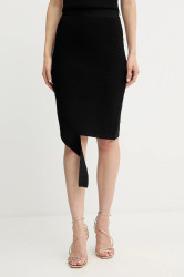 Sukně Herve Leger Alma černá barva, mini, HLT3536090