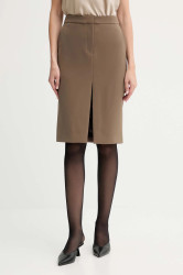 Sukně ISABELLE BLANCHE zelená barva, mini, IS25FW-G052-T001