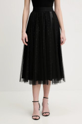 Sukně Joop! černá barva, midi, áčková, 30100212