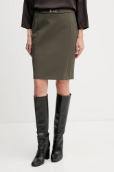 Sukně Joseph Ribkoff zelená barva, mini, 253035