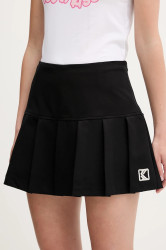 Sukně Karl Kani černá barva, mini, áčková, 61610030