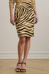 Sukně Lauren Ralph Lauren bílá barva, midi, pouzdrová, 200978712