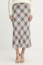 Sukně Liu Jo modrá barva, midi, MF5170 T3491