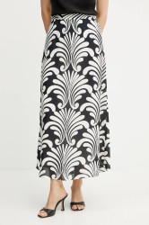 Sukně Luisa Spagnoli černá barva, midi, áčková, 541768