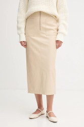 Sukně Marc Aurel béžová barva, midi, 2330-2020-92699
