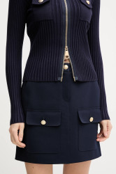 Sukně Marc Aurel tmavomodrá barva, mini, 2329-2020-24807