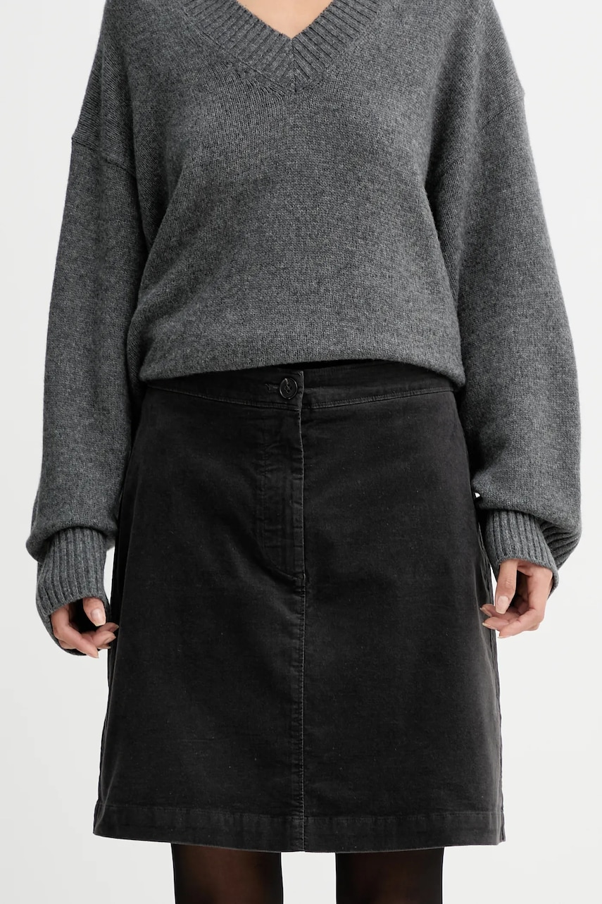 Sukně Marc O'Polo šedá barva, mini, 511096820113