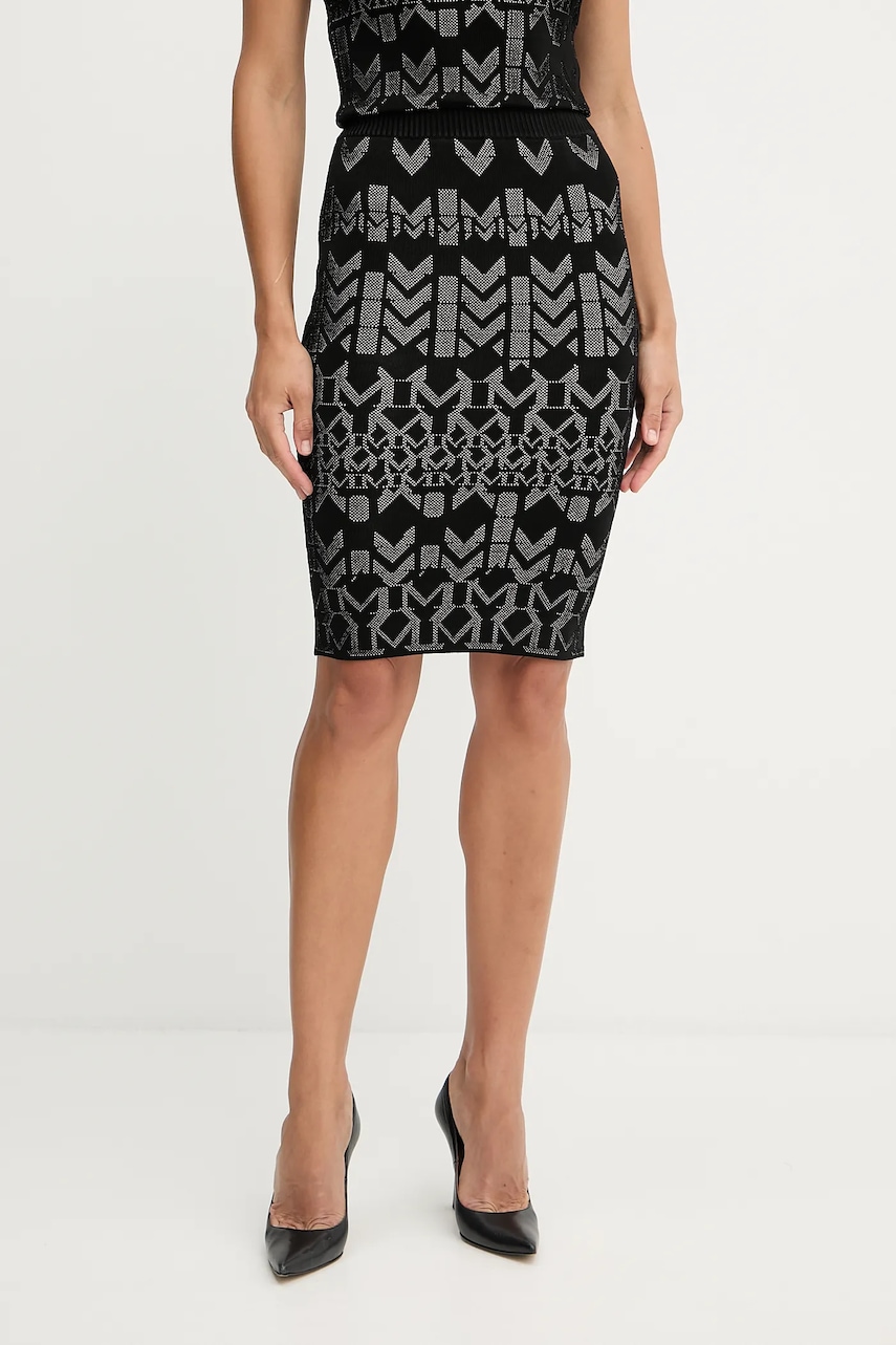 Sukně Marciano by Guess BILLIE černá barva, mini, pouzdrová, 5YGD16 5877Z