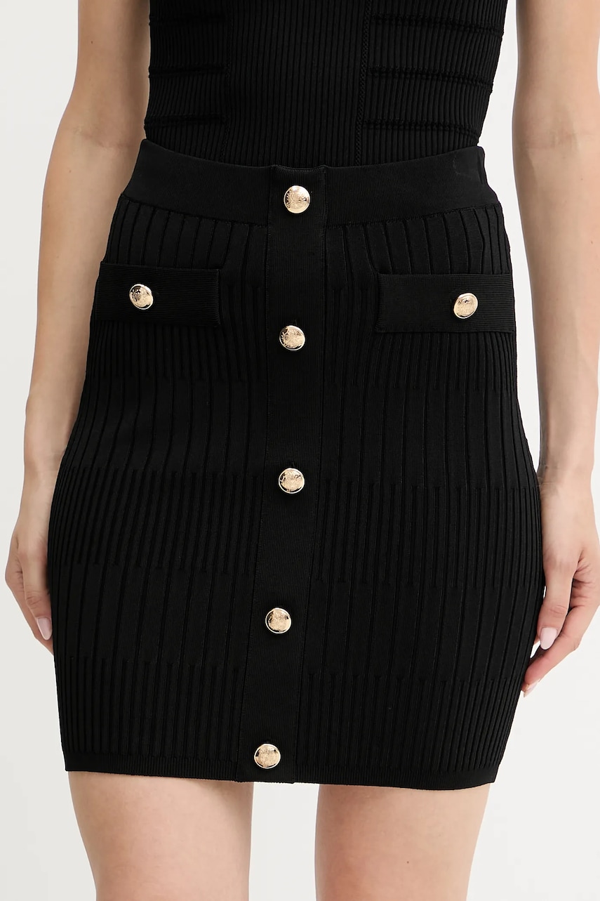 Sukně Marciano by Guess JANET černá barva, mini, 5YGD32 5881Z