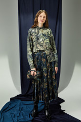 Sukně Medicine tyrkysová barva