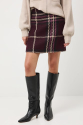 Sukně Medicine vínová barva, mini