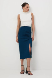 Sukně Medicine zelená barva, midi