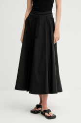 Sukně MMC STUDIO černá barva, maxi, áčková, AKE