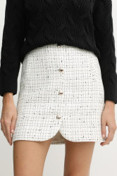 Sukně Morgan béžová barva, mini, JGABY