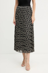 Sukně Morgan černá barva, maxi, áčková, JPLISY2