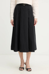 Sukně Morgan černá barva, midi, áčková, JOKER.F