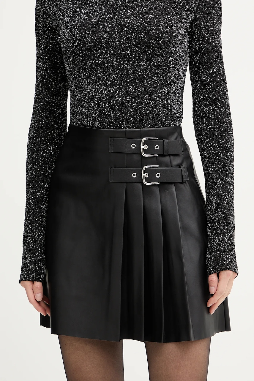 Sukně Morgan černá barva, mini, JPAT