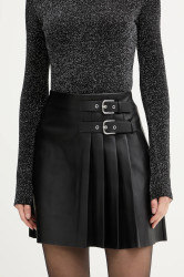 Sukně Morgan černá barva, mini, JPAT