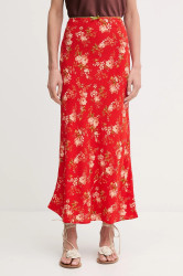 Sukně Never Fully Dressed červená barva, maxi, NFDSK738