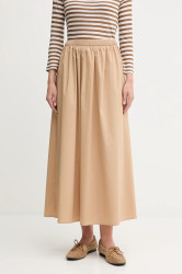 Sukně OUI béžová barva, maxi, áčková, 93841