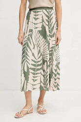 Sukně OUI zelená barva, maxi, áčková, 93505