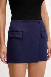 Sukně Patrizia Pepe tmavomodrá barva, mini, 8G0483 A623