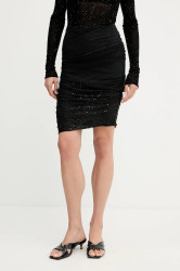 Sukně Pinko černá barva, mini, pouzdrová, 105584 A2T5