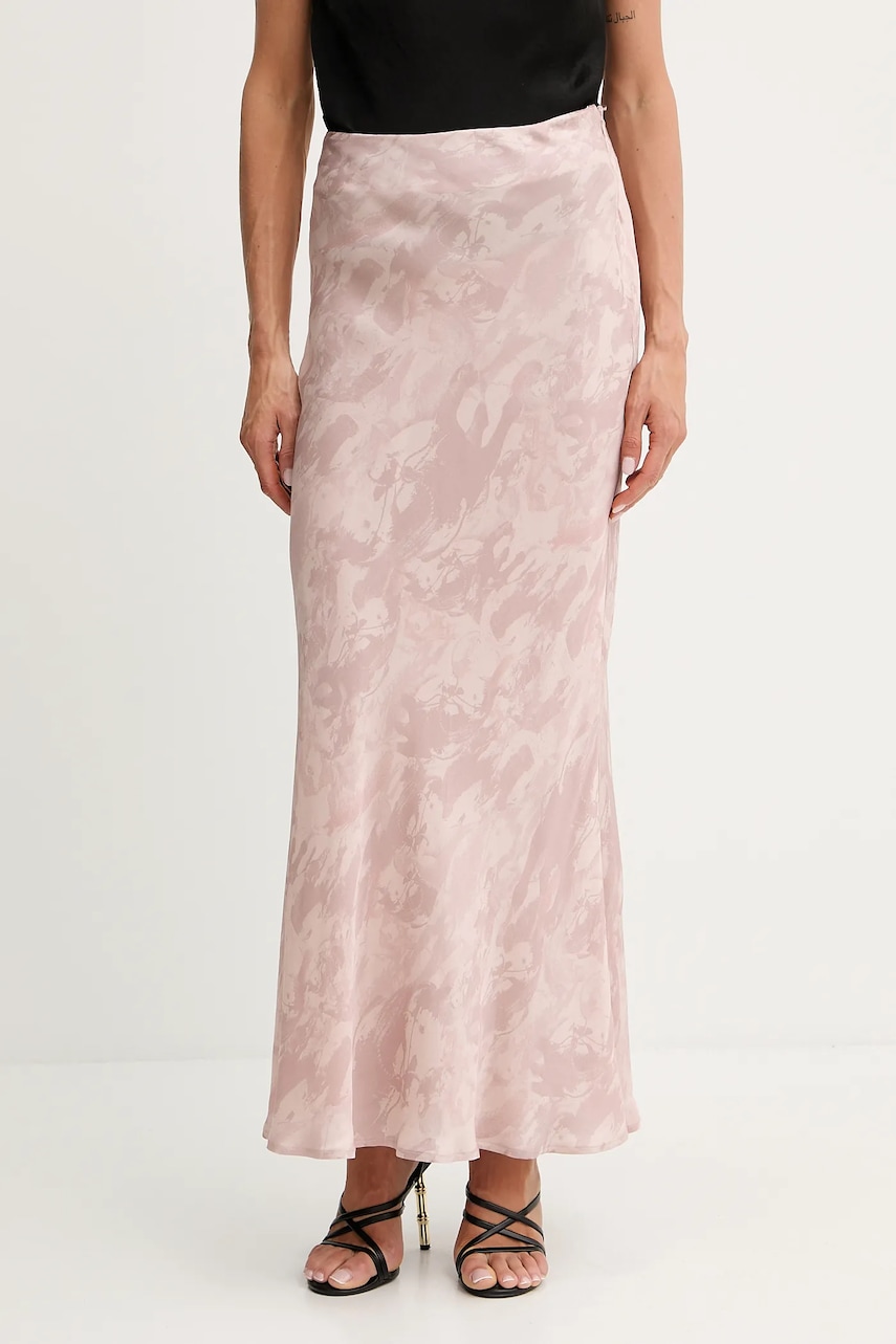 Sukně Pinko REIMAGINE by Patrick Mcdowell růžová barva, maxi, áčková, 105160 A2JM