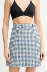 Sukně PS Paul Smith tmavomodrá barva, mini, pouzdrová, W2R.238SB.P31259