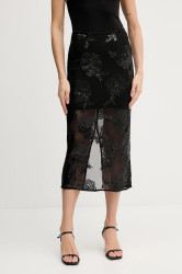 Sukně Rotate černá barva, midi, pouzdrová, 114924100