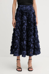 Sukně Rotate tmavomodrá barva, maxi, áčková, 1150251725