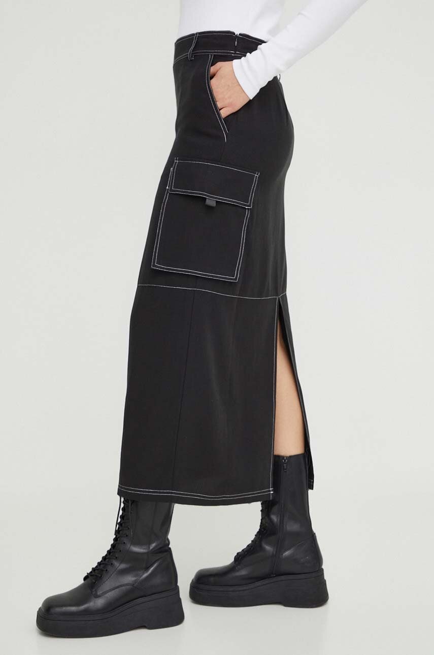 Sukně s příměsí lnu Résumé