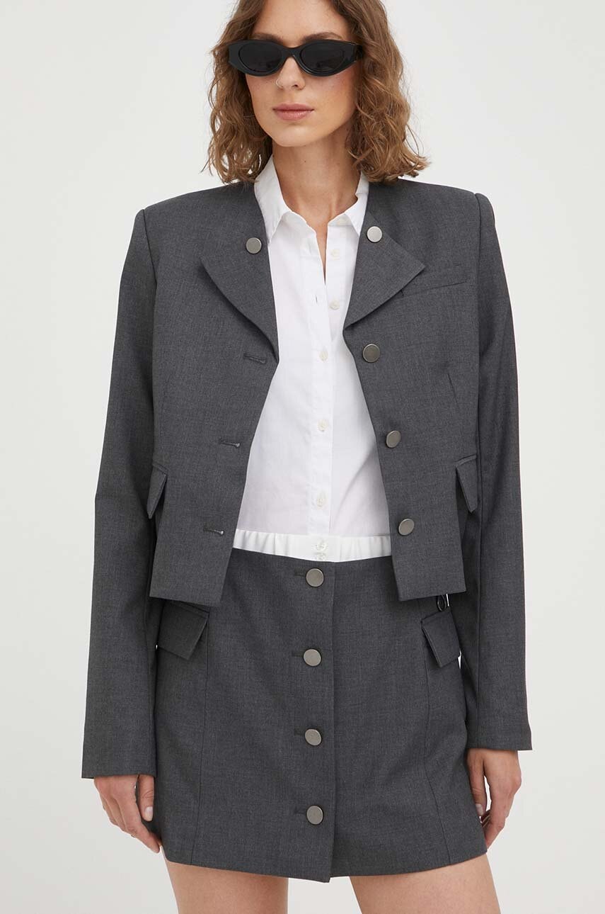 Sukně s příměsí vlny Remain