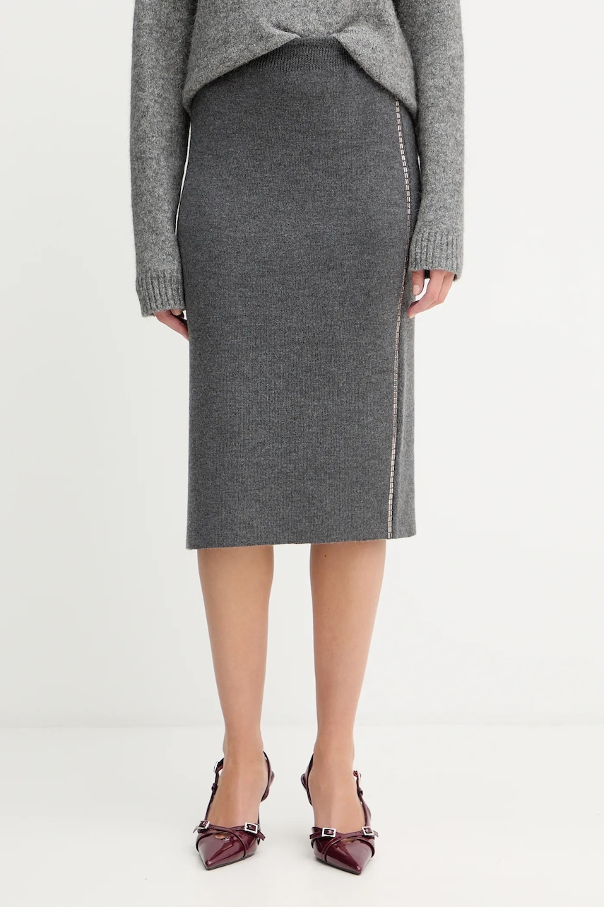 Sukně s příměsí vlny Simona Corsellini