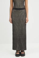 Sukně Samsoe Samsoe Sacheryl černá barva, maxi, pouzdrová, F25100047