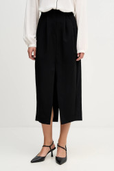 Sukně Sisley černá barva, maxi, pouzdrová, 4KVXL002W