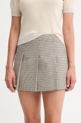 Sukně Twinset béžová barva, mini, áčková, 252AP2245