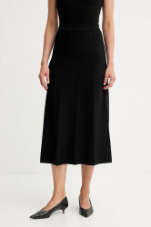 Sukně Twinset černá barva, midi, áčková, 252TP3641