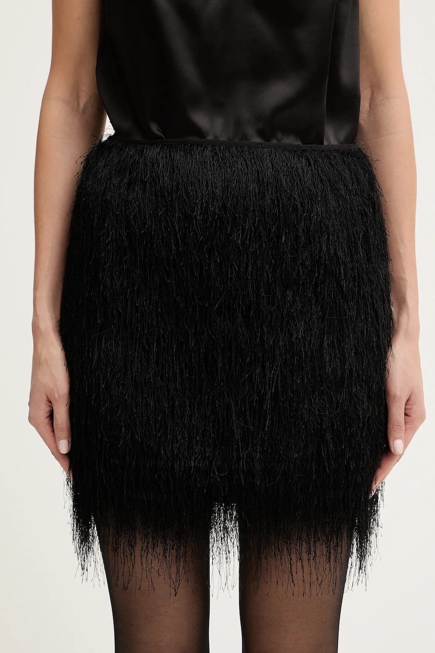 Sukně Twinset černá barva, mini, 252TT2302