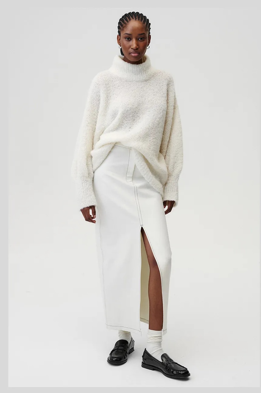 Sukně Undress Code Soft Gaze Skirt béžová barva, maxi, 759