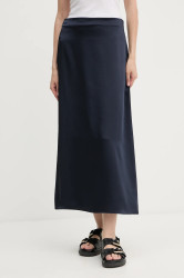 Sukně Weekend Max Mara ANGELO tmavomodrá barva, maxi, áčková, 2525106041600